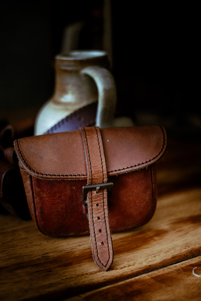 Sacoche cuir pour ceinture